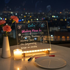 3D LED Light Glass Acrylic Writing pad