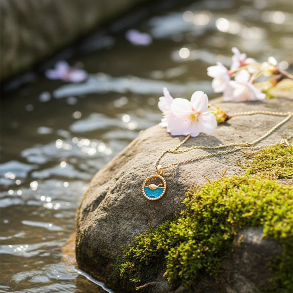 Elegant Ocean Theme Dolphin Pendant